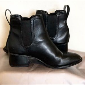 Black ankle boots